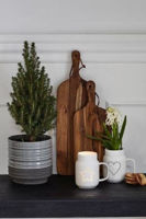 Billede af Nordal Star Mug/Candleholder H: 13 cm - Hvid OUTLET