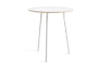 Billede af HAY Loop Stand Round Table Ø: 90 cm - White/White Laminate
