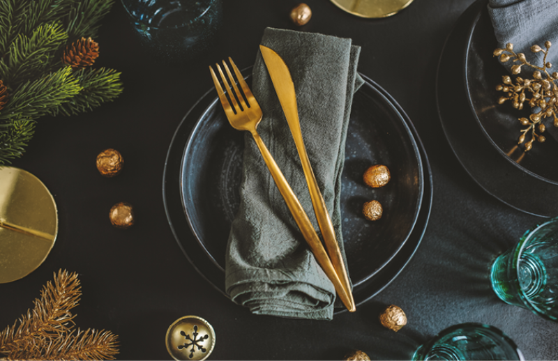 Inspiration: Sådan dækker du et festligt nytårsbord