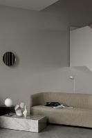 Billede af Audo Copenhagen TR Bulb Table Lamp H: 41 cm - Matte Opal/Grå Marmor