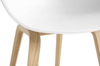 Billede af HAY AAC 22 About A Chair SH: 46 cm - Lacquered Oak Veneer/White