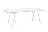 Billede af HAY Loop Stand Table 200x92,5 cm - White/White Laminate