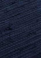 Billede af Rug Solid Cotton Rug 60x90 cm - Deep Ocean Blue OUTLET