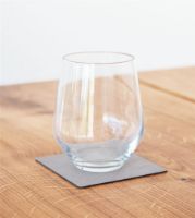 Billede af LindDNA Glass Mat Square 10x10 cm - Nupo Light Grey OUTLET