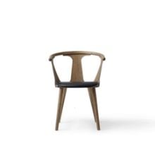 Billede af &Tradition SK2 In Between Chair SH: 45 cm - Smoked Oiled Oak/Black Noble Leather