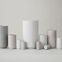 Billede af Lyngby Vase H: 15 cm - Hvid porcelæn
