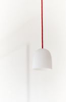 Billede af Piet Hein Super 115 Pendel Ø: 11,5 cm - Opal/Rød Ledning