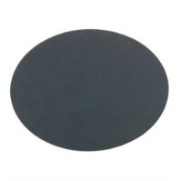 Billede af LindDNA Table mat Oval L 35x46 cm - Softbuck dark grey OUTLET