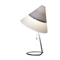 Billede af Piet Hein Funco Bordlampe H: 56 cm - Hvid/Sort Ledning