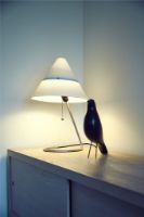 Billede af Piet Hein Funco Bordlampe H: 56 cm - Hvid/Sort Ledning