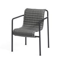 Billede af HAY Palissade Dining Armchair Quilted Cushion 103,5x44,5 cm  - Anthracite