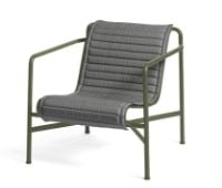 Billede af HAY Palissade Lounge Chair Low Quilted Cushion 49,5x117 cm - Anthracite