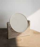Billede af Audo Copenhagen Pepe Marble Mirror - Honed brown