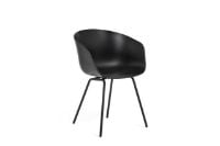 Billede af HAY AAC 26 About A Chair SH: 46 cm - Black Powder Coated Steel/Black 