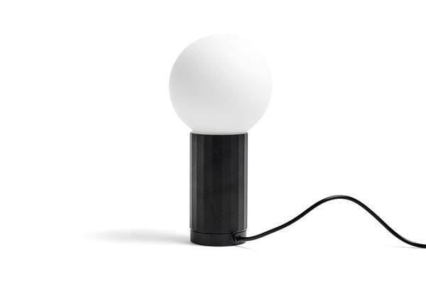 Billede af HAY Turn On Table Lamp Ø: 10 cm - Black