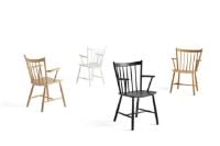 Billede af HAY Børge Mogensen J42 Arm Chair SH: 44,5 cm - White Lacquered Birch 