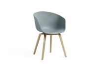 Billede af HAY AAC 22 About A Chair SH: 46 cm - Lacquered Oak Veneer/Dusty Blue