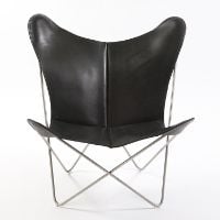 Billede af OX Denmarq Trifolium Chair SH: 45 cm - Stainless Steel/Black