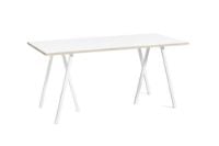 Billede af HAY Loop Stand Table 160x77,5 cm - White/White Laminate
