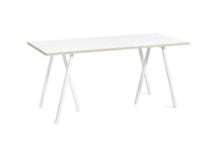 Billede af HAY Loop Stand Table 160x77,5 cm - White/White Laminate