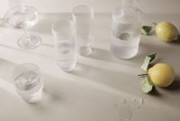 Billede af Ferm Living Ripple Long Drinks Glasses Sæt af 4 stk. Ø: 6 cm - Glas 