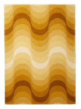 Billede af Verpan Wave Rug 240x170 cm - Yellow