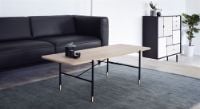 Billede af Andersen Furniture C6 Sofabord 50x140 cm - Hvidpigmenteret Eg/Sort Stel
