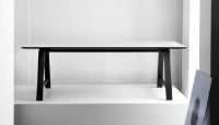 Billede af Andersen Furniture T1 byKATO Spisebord 220x95 cm med udtræk - Fenix Laminat / Sort Eg Lak