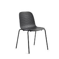 Billede af HAY 13Eighty Chair SH: 46 cm - Soft Black OUTLET