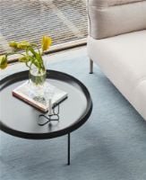 Billede af HAY Tulou Coffee Table Ø: 55 cm - Black Powder Coated Steel 