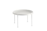 Billede af HAY Tulou Coffee Table Ø: 55 cm - Off White Powder Coated Steel 