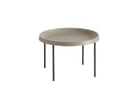 Billede af HAY Tulou Coffee Table Ø: 55 cm - Black Coated Steel/ Mocca Coated Steel 