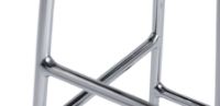 Billede af HAY Cornet bar stool High H: 75 cm - Chromed steel/Solid oak