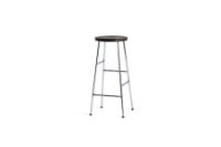 Billede af HAY Cornet bar stool high H: 75 cm - Chromed steel/Smoked solid oakHAY Cornet bar stool high H: 75 cm - Chromed steel/Smoked solid oak OUTLET