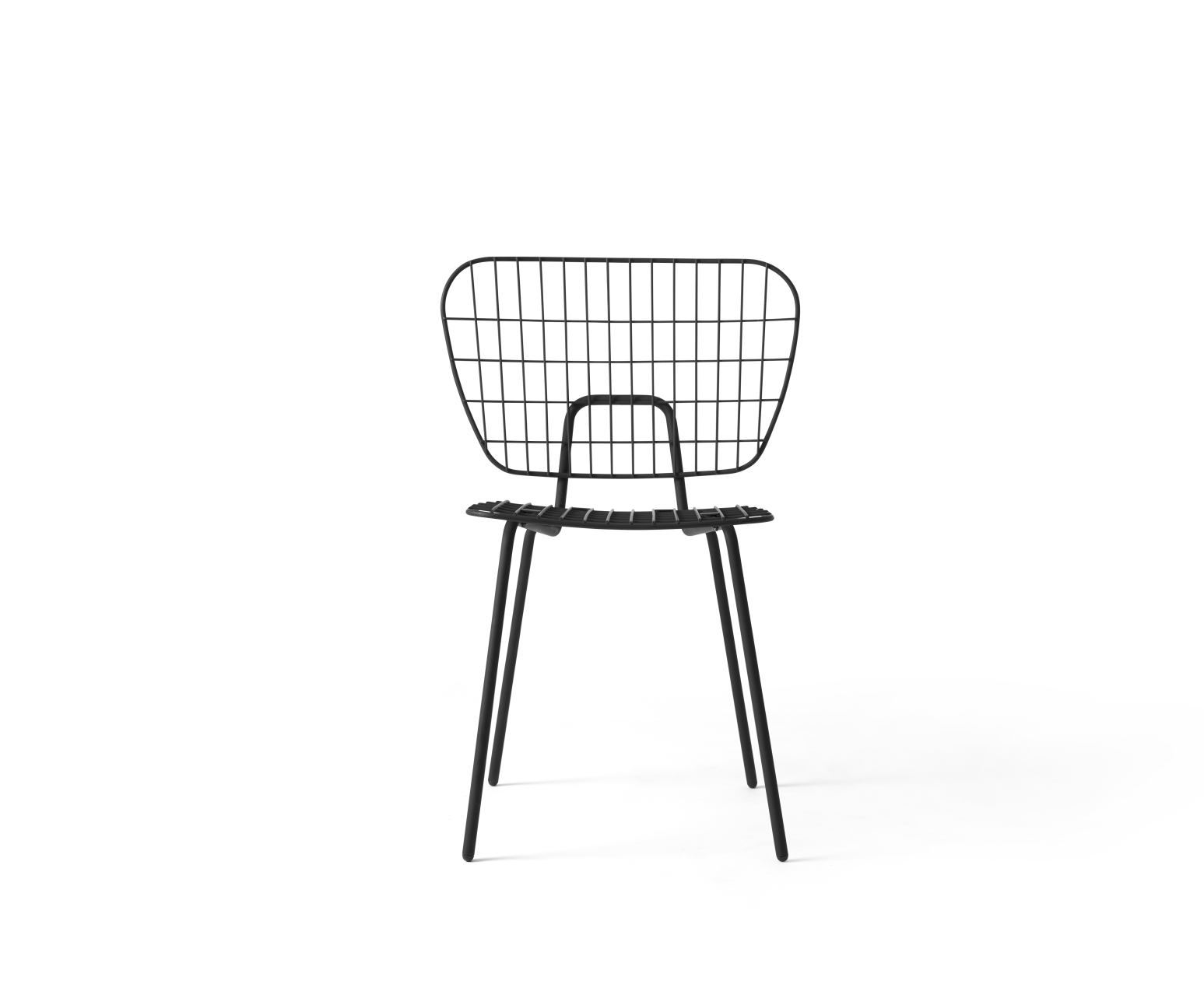Billede af Audo Copenhagen WM String Dining Chair SH: 45,5 cm - Black  