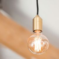Billede af Tala Pendant Ø: 4 cm - Brass OUTLET