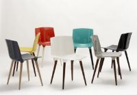 Billede af Andersen Furniture TAC Spisebordsstol SH: 46 cm - Glasfiber Sea