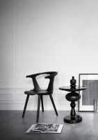Billede af &Tradition SK1 In Between Chair SH: 45 cm - Black Lacquered Oak