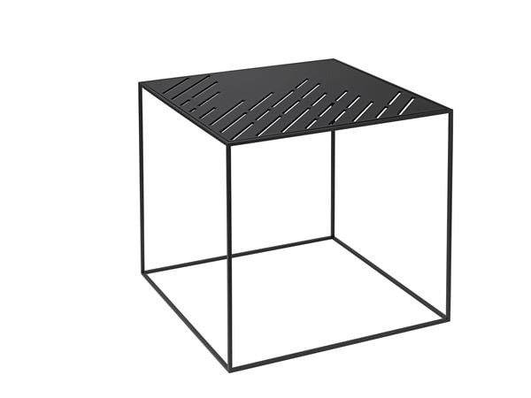 Billede af Audo Copenhagen Twin 42 Table 42x42 cm - Black Frame/Black/Cool Grey Top 