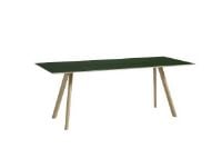 Billede af HAY CPH30 Table 200x90 cm - Soaped Solid Oak/Green Linoleum