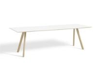 Billede af HAY CPH30 Table 250x90 cm - Lacquered Solid Oak/White Laminate