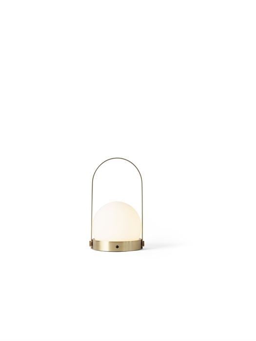 Billede af Audo Copenhagen Carrie LED Table Lampe Ø: 13,5 cm - Brushed Brass