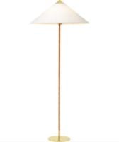 Billede af GUBI Paavo Tynell 9602 Floor Lamp H: 153,5 cm - Canvas / Brass