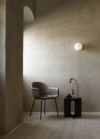 Billede af Audo Copenhagen TR Bulb Table/Wall Lamp Ø: 20 cm - Shiny Opal/Grå marmor