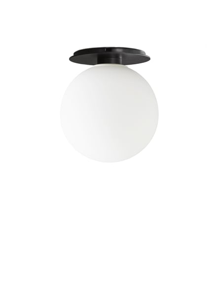 Billede af Audo Copenhagen TR Bulb Loft/Wall Lamp Ø: 20 cm - Matte Opal/Black  