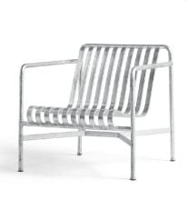 Billede af HAY Palissade Lounge Chair Low SH: 38 cm - Hot Galvanised