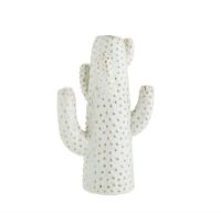 Billede af Madam Stoltz Cactus Vase - Off White  OUTLET