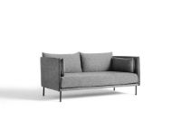 Billede af HAY Silhouette 2 Personers Sofa Mono L: 171 cm - Olavi by Hay 03 / Black powder coated steel