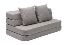 Billede af By KlipKlap 3 Fold Sofa XL Soft - Multi Grey/Grey 