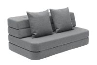 Billede af By KlipKlap 3 Fold Sofa XL Soft - Blue Grey/Grey
